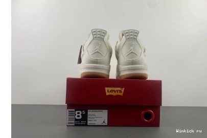 'WHITE' X JORDAN 4 AIR LEVI'S 0720